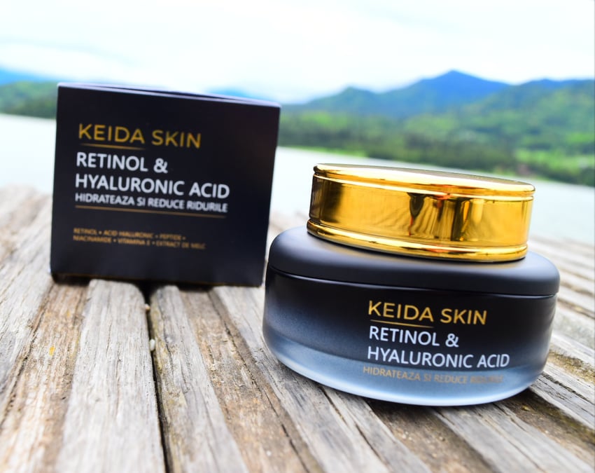 Despre crema cu retinol și acid hialuroic de la KEIDA SKIN