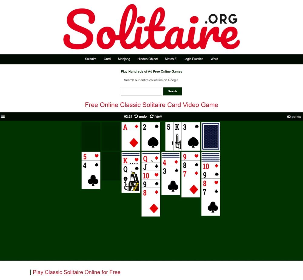 solitaire, card & mind video games, video games, free games, jocuri gratis, jocuri de carti, 